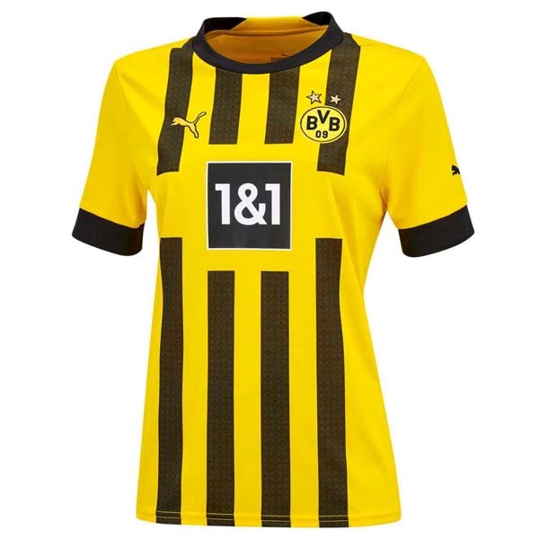 Camiseta Borussia Dortmund Replica Primera Ropa Mujer 2022/23